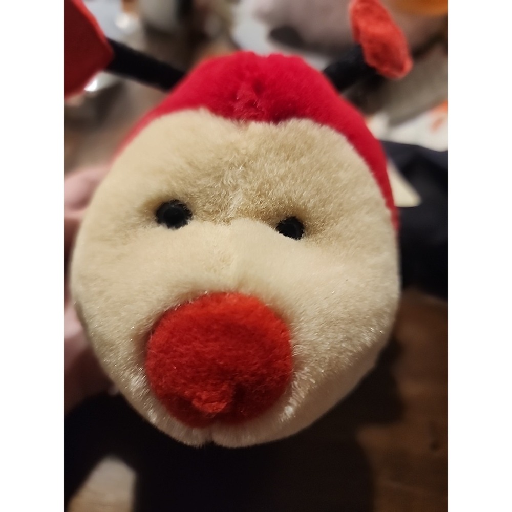 Russplus Treasures‎ Ladybug Plush #58003 With Tags 8" x 6" Russ Hearts Beanie - Picture 3 of 5